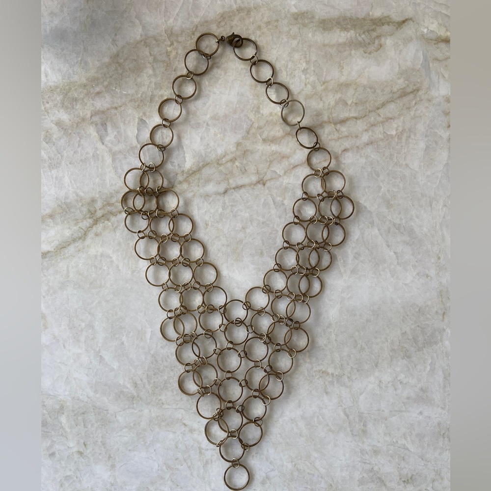 Melissa Joy Manning Circle Bib Necklace